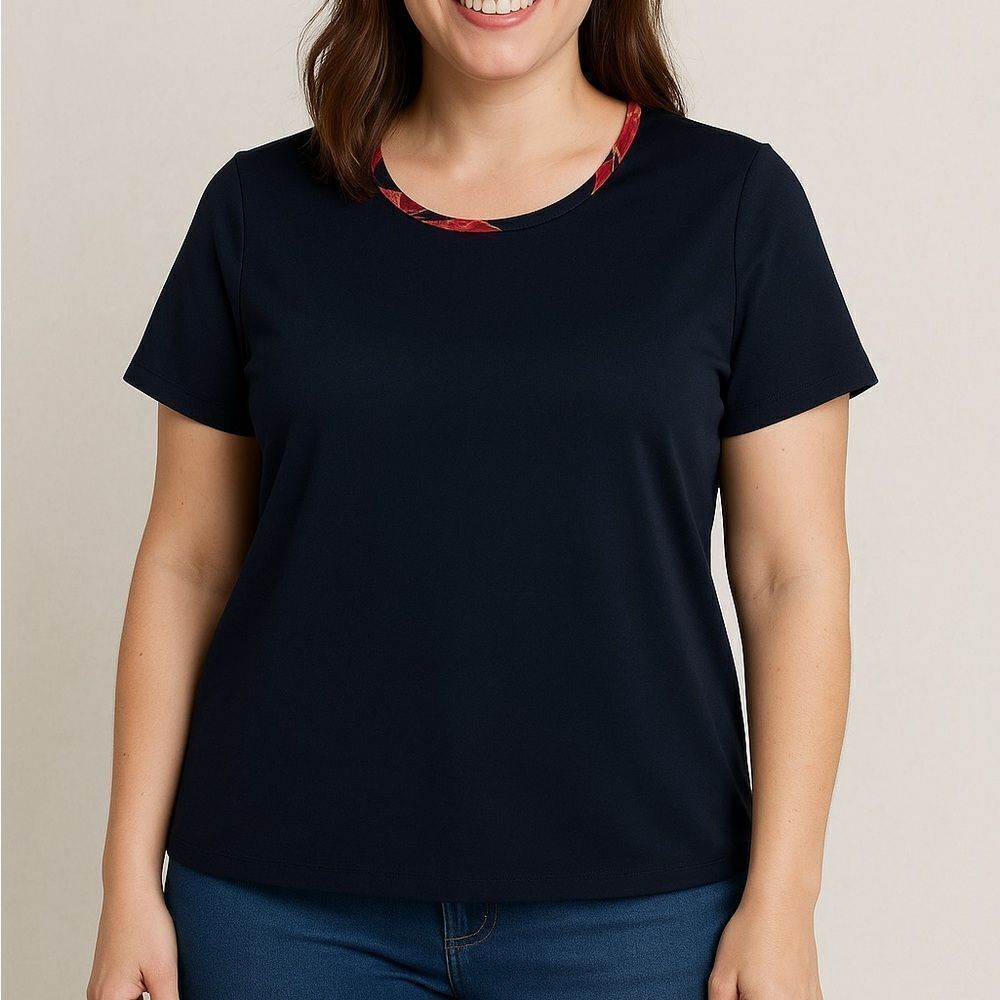 Susan Graver Career Wear Popover Blouse
